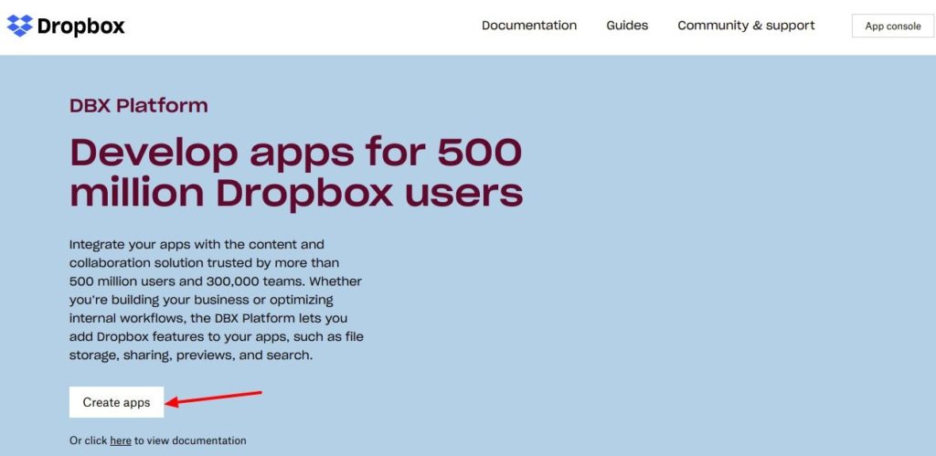 dropbox api tutorial